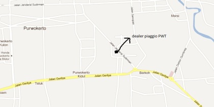 lokasi dealer piaggio Purwokerto